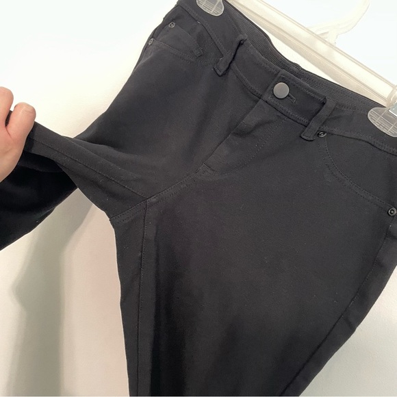 CHICO'S 0 SHORT Ponte Zip 5 Pocket Pants Black Pants and/or Jeggings 4 SHORT 4S - Picture 9 of 16